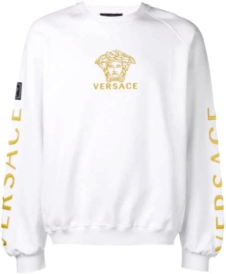 versace sweatshirt white|Versace swag outfit for women.